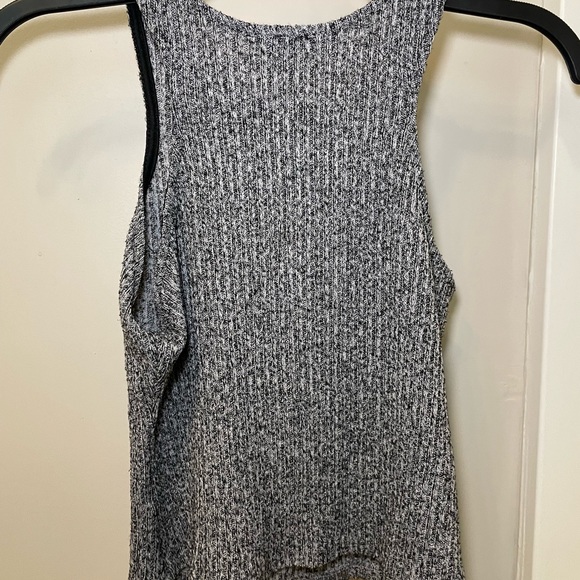 Charlotte Russe dark grey crop top - Picture 2 of 2